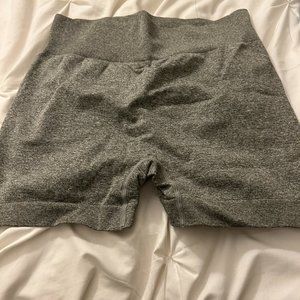BRAND NEW grey workout shorts, size large, amazon basics